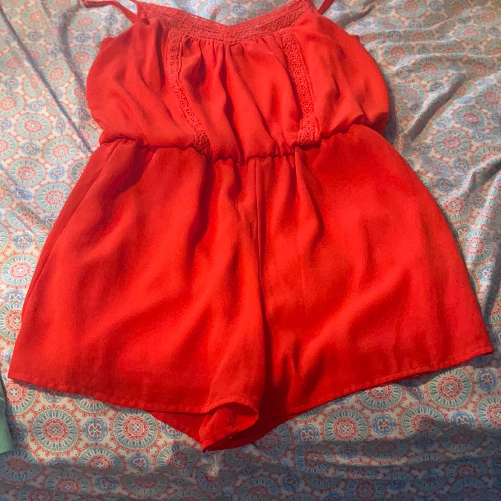 Red romper